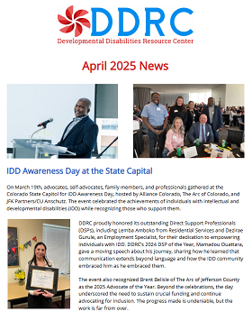 April 2025 DDRC Newsletter