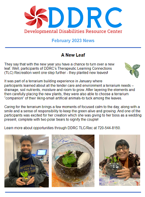 February 2022 DDRC Newsletter