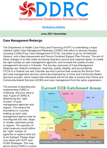 June 2021 DDRC Newsletter