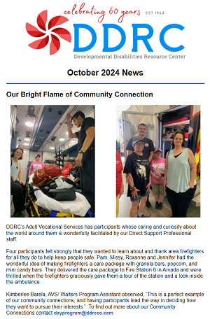 October 2024 DDRC Newsletter